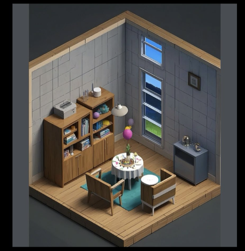 Interior Scene 3D Model